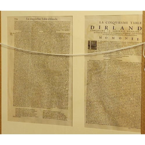 353 - Framed Map of Carlow with additional mountings to the rear - VDRONE IRLANDIA