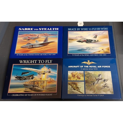 391 - 4 Hardback Slip Cased Volumes of Flight & Aviation