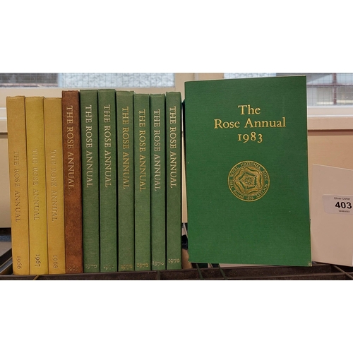 403 - 12 Volumes of 