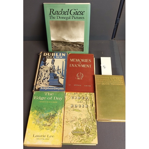 419 - 5 Hardback Irish Volumes - Mainly Stephen Gwynn & Laurie Lee