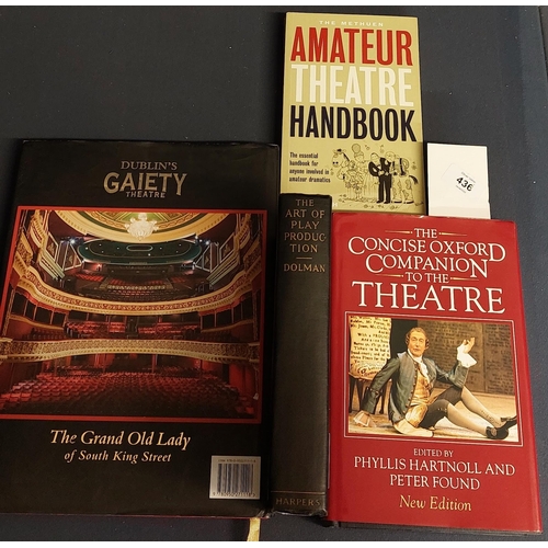 436 - 4 Theatre Interest Volumes - inc. 