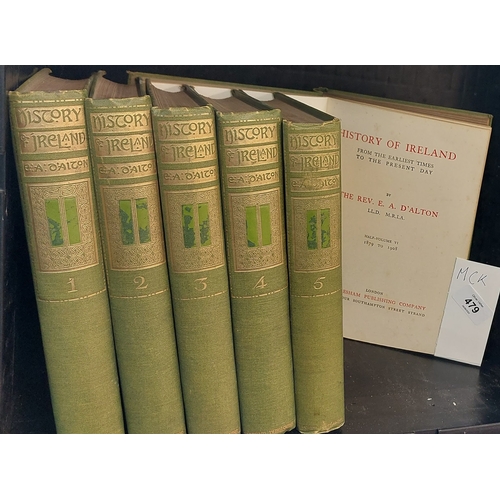 479 - History of Ireland by EA d'Alton - 6 Volumes