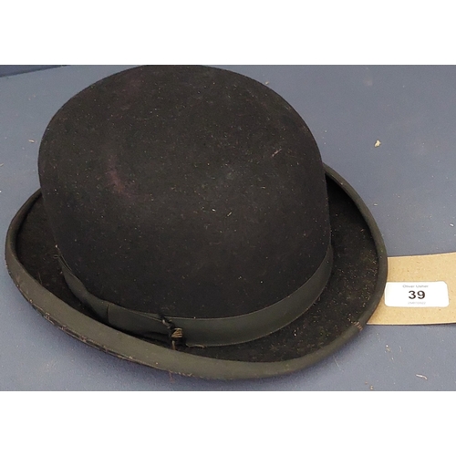 39 - Ladies Bowler Hat - Lincoln Bennett London