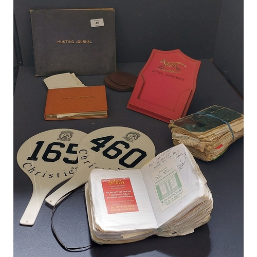 40 - Hunting Memorabilia inc. Journals