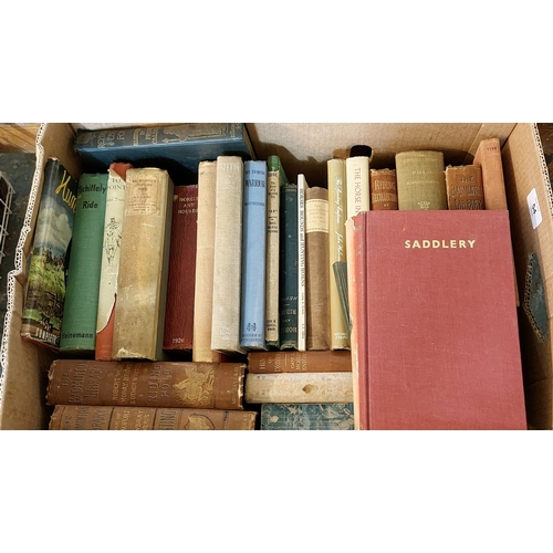 54 - Box of Equestrian Books - inc. Limited Edition 