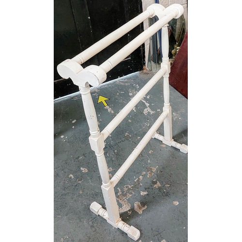 124 - Painted Pine Towel Rail