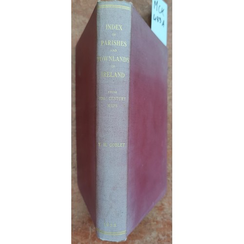 483A - Index of Parishes and Townlands of Ireland from 17th Century Maps - YM Goblet