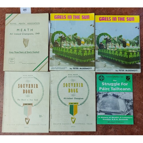 466 - Shelf Lot of GAA. Primarily Meath Interest inc Meath Souvenir Books 1951, 1954. 