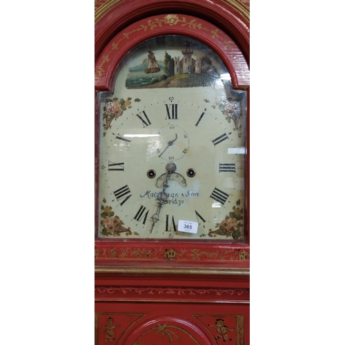 365 - Painted Longcase Clock