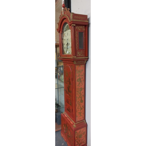 365 - Painted Longcase Clock