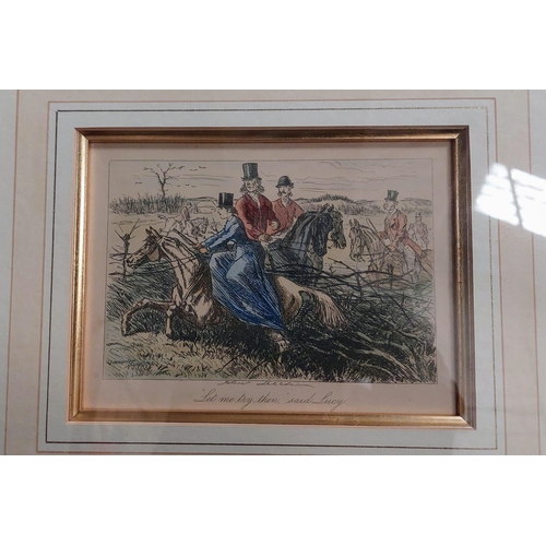 408 - Gilt Framed Hunt Scene