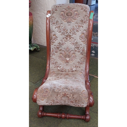 409 - Mahogany Nursing Chair