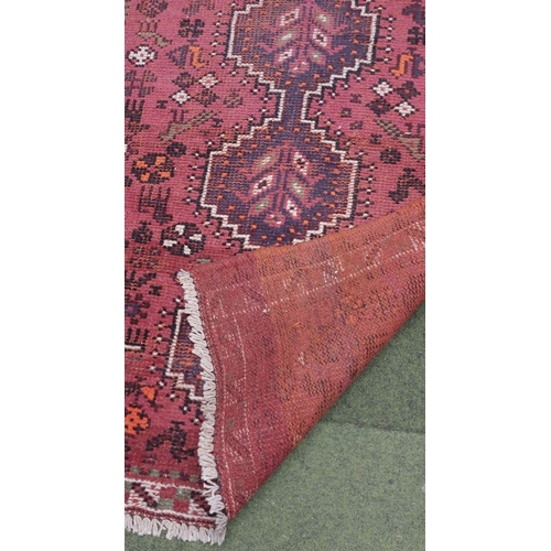 468 - Red Oriental Rug - C. 140cm x 110cm