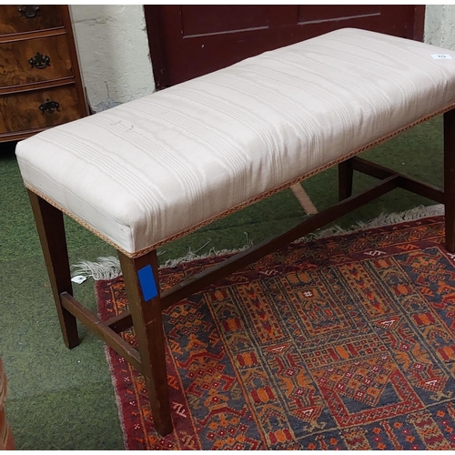 478 - Padded Double Foot Stool