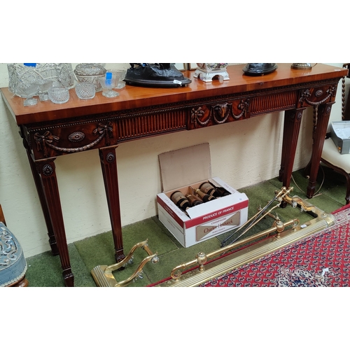 500 - Adams Style Console Table - C. 190cm W x 45cm D x 97cm H