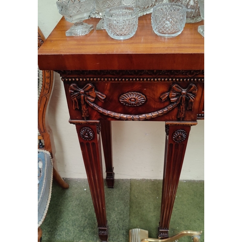 500 - Adams Style Console Table - C. 190cm W x 45cm D x 97cm H