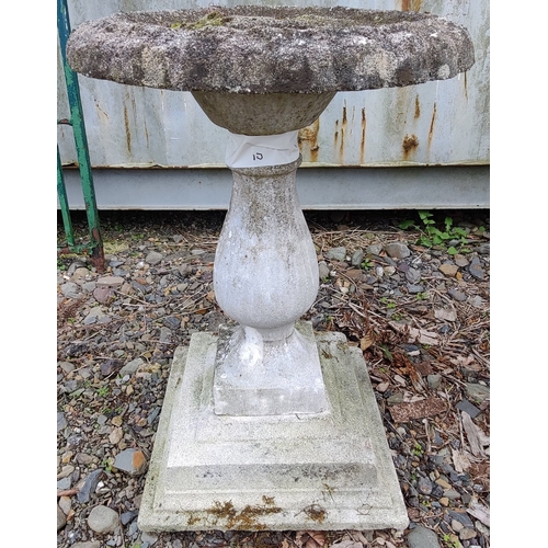 10 - Birdbath on Pedestal