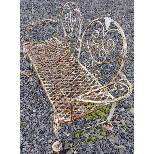 14 - 2 Seater Metal Garden Bench