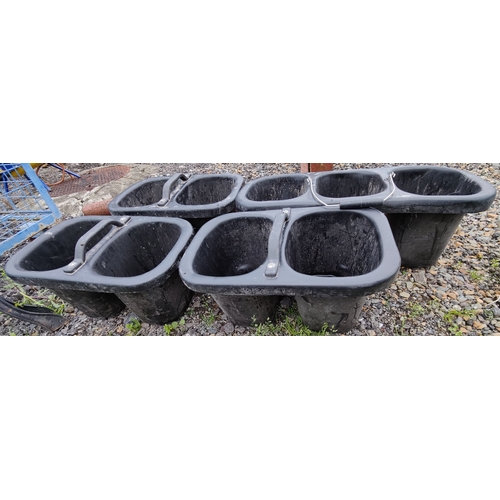 29 - 4 Plastic Feeding Buckets