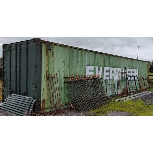 43 - 40 Foot Evergreen Container - Fitted out as 3 Stables