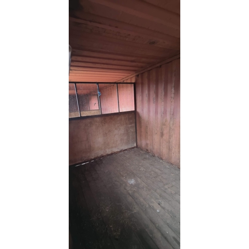 43 - 40 Foot Evergreen Container - Fitted out as 3 Stables