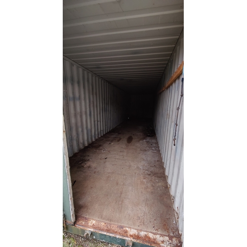 44 - Grey 40 Foot Shipping Container