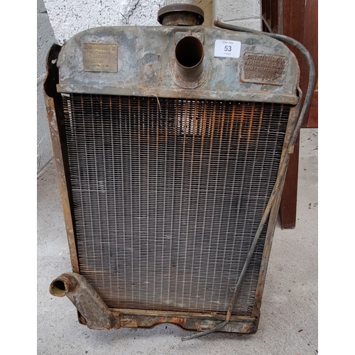 53 - Tractor Radiator