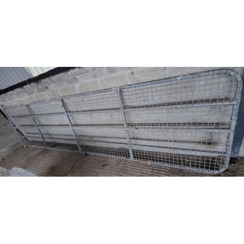 284 - 16-Foot Full Mesh Galvanised Gate