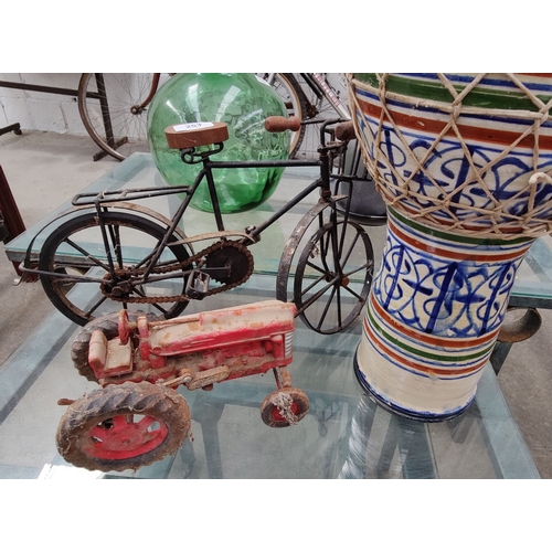 253 - Bicycle, Tractor and Drum Ornaments