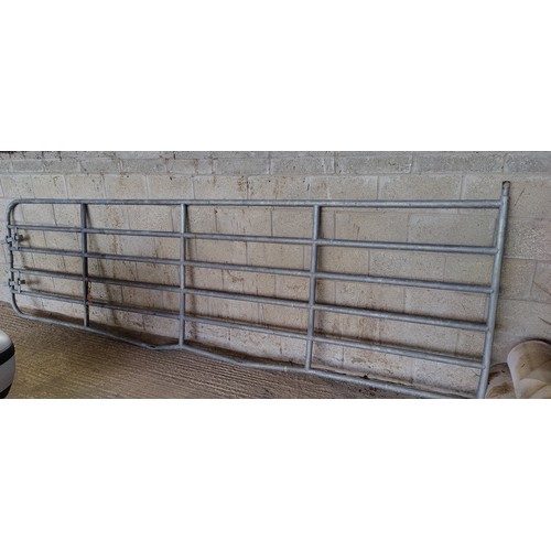 282 - Galvanised Gate - 14 Foot