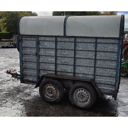 256 - Double Axle Cattle Trailer - John Smith Trailers - C. 8 foot x 4 foot