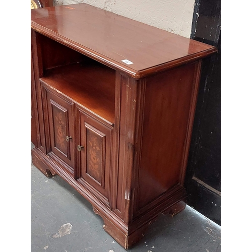 25 - Inlaid Panelled Door TV Cabinet