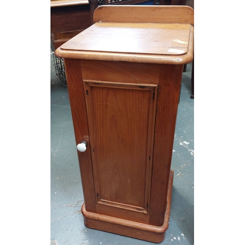 61 - 2 Victorian Mahogany Bedside Locker