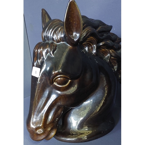 66 - Ceramic Horse Head