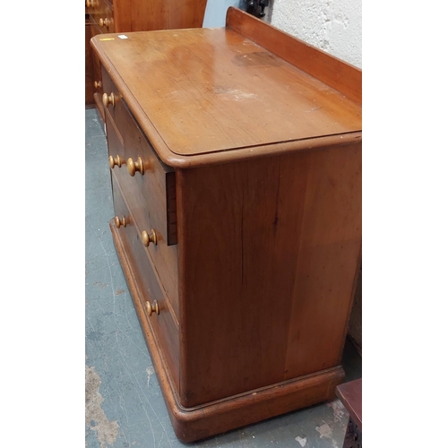 68 - Victorian Mahogany Chest of Drawers - 2 Over 2 Drawers