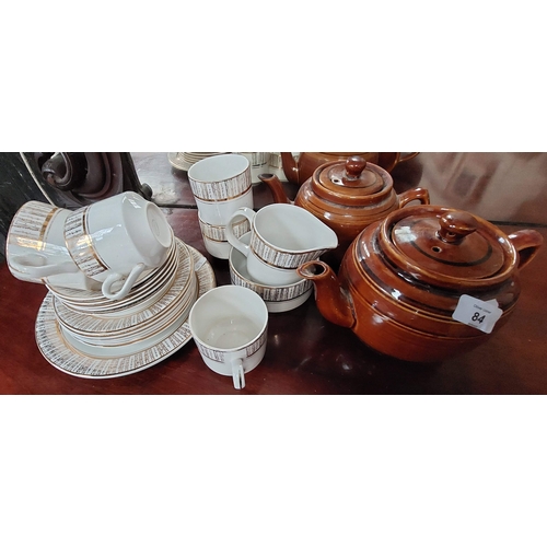 84 - Arklow Ware and 2 Tea Pots