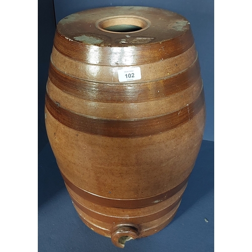 102 - Old Stoneware Keg