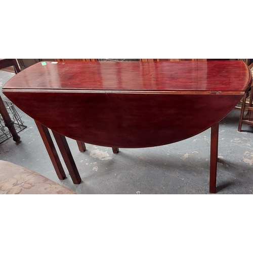 110 - Mahogany Hunt Table - C. 140cm L x 42cm W