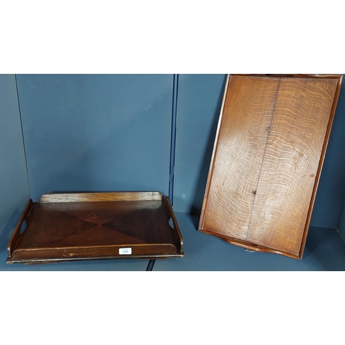 139 - 2 Wooden Trays