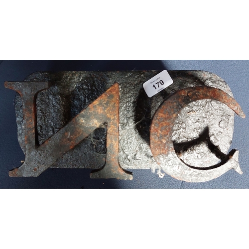 179 - Metal Branding Iron