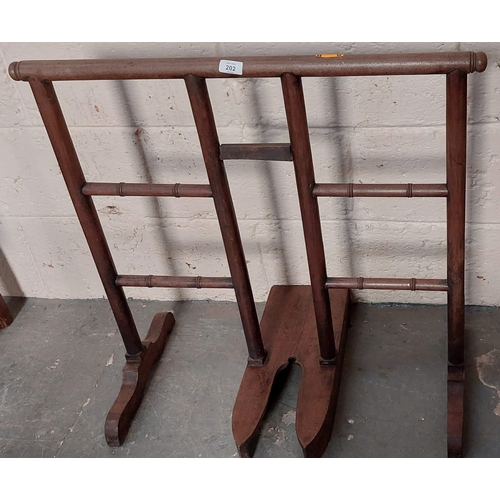 202 - Unusual Boot Pull and Rail - C. 81cm