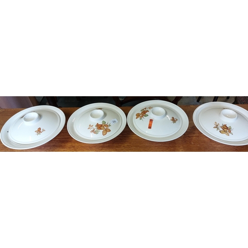 555 - Set of 4 1960's Vegetable Dishes