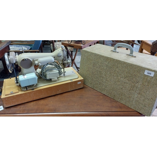 569 - Cased Brother Sewing Machine