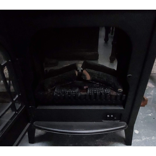 130A - CLUB Log Effect Electric Stove