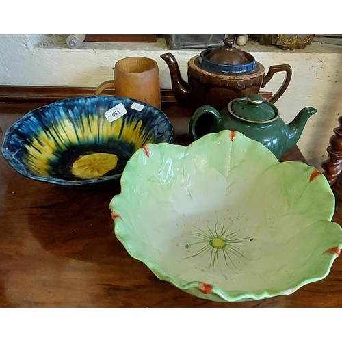 561 - Bowls & Teapots