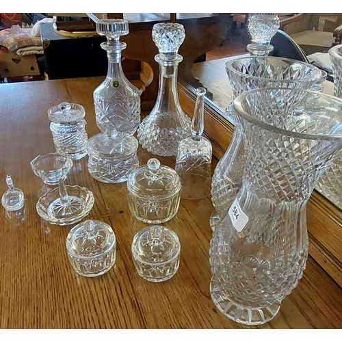 584 - Large Selection of Cut Glass