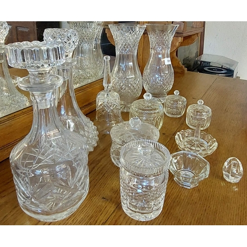 584 - Large Selection of Cut Glass