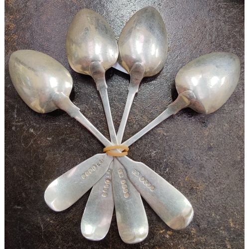 4 Irish Silver Tea Spoons