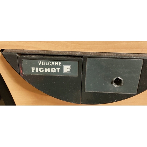 176A - Vulcane Fichet Safe with Key - C. 55cm W x 59cm D x 67cm H