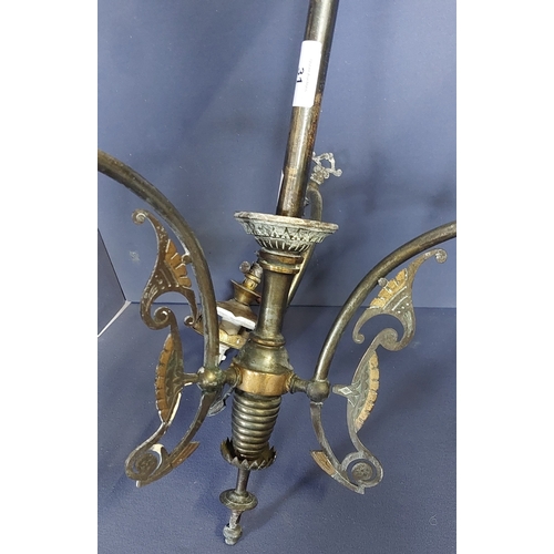 31 - Brass 3 Branch Gas Light